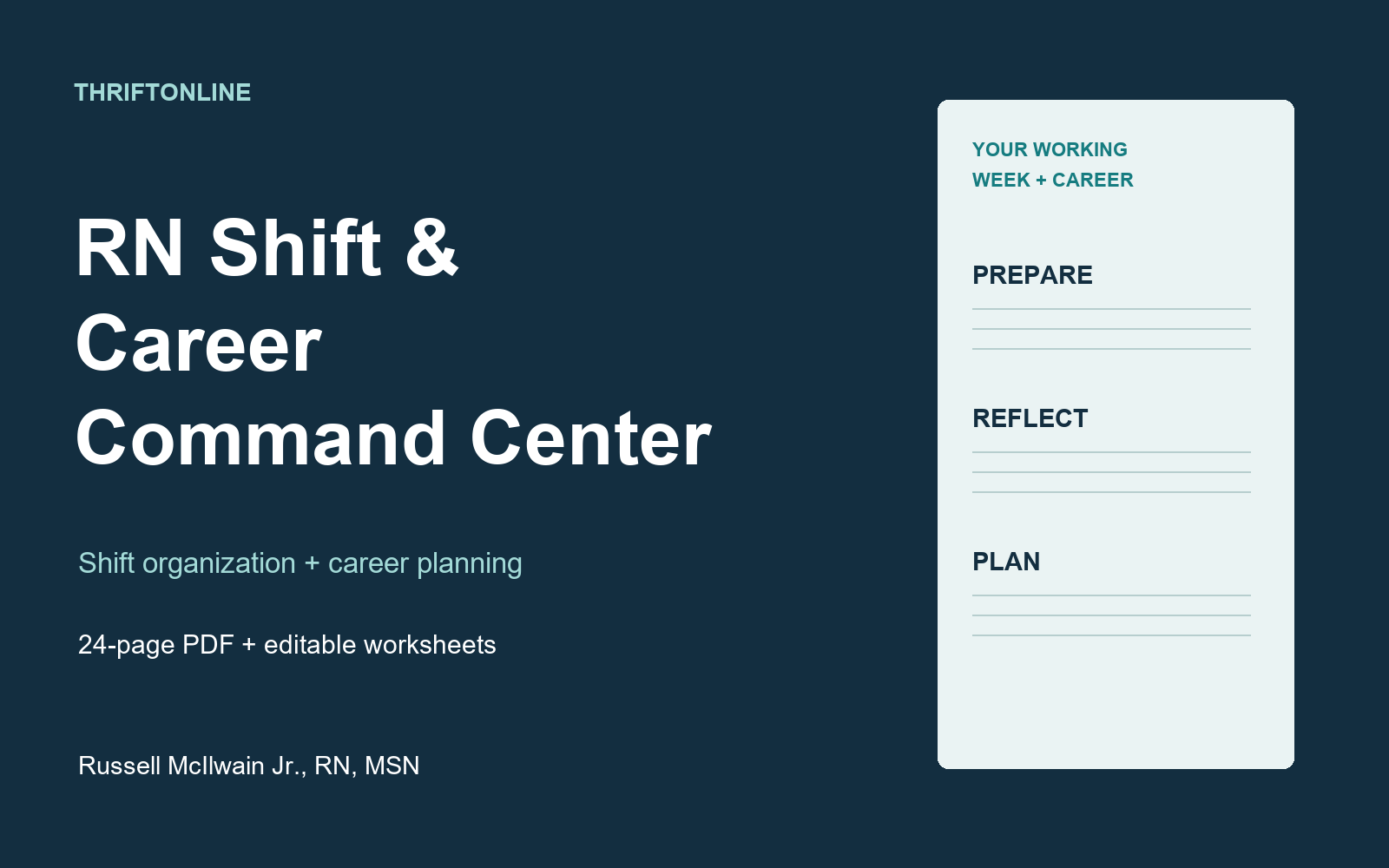 RN Shift and Career Command Center product cover